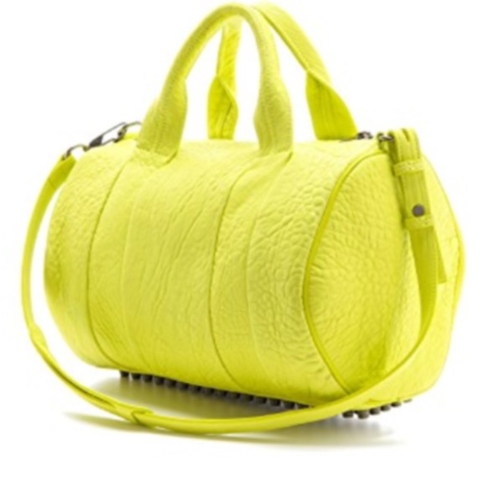 Alexander Wang Rocco duffle bag in Neon Citrine